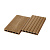 Террасная доска из ДПК RusDecking UnoDeck Mogano Орех 3000х165х24 мм