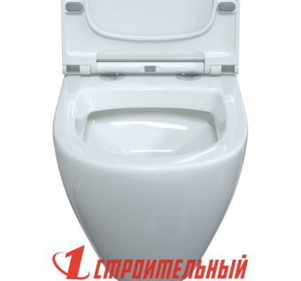 Унитаз BERGES подвесной OKUS 48 см, сиденье дюропласт Toma Slim SO, микролифт, быстросъём