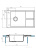 Мойка для кухни Aquaton Делия 78 прямоугольная с крылом песочная 1A715132DE220