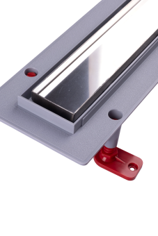 Трап линейный пластиковый АНИ Пласт TL1075 выпуск 40 мм решётка МОЛ под плитку 750 мм