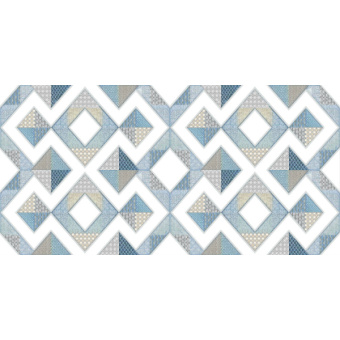 Декор Дижон бирюзовый (04-01-1-08-05-71-2320-0) 20х40 (10шт)