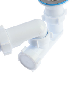 Сифон для ванны АНИ Пласт Варяг C6255 1 1/2 дюйма 40 мм регулируемый с гибкой трубой 40х50 мм