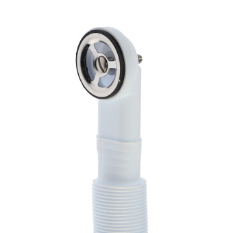 Сифон для мойки АНИ Пласт Грот A0142SA15 3 1/2 дюйма 40 мм с гибким переливом и гибкой трубой 40х40/50 мм