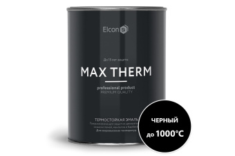Термостойкая эмаль ELCON черная (до 1000 град) 0,8кг