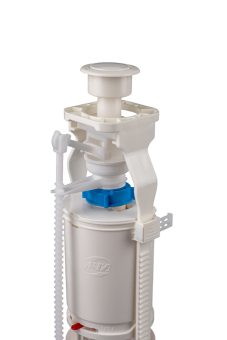 Арматура спускная АНИ Пласт WC7010 кнопка пластиковая белая