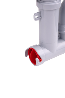 Cифон для мойки АНИ Пласт F серия F5345S 3 1/2 дюйма 40 мм смещенный с гибким переливом и отводом для стиральной машины