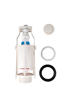 Арматура спускная АНИ Пласт WC7010 кнопка пластиковая белая