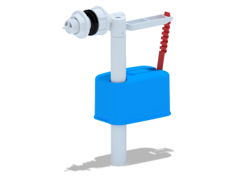 Клапан наливной боковой АНИ Пласт WC5050 для бачка эконом прямого действия штуцер пластик 1/2 дюйма