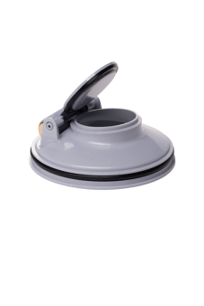 Трап для душа АНИ Пласт THQ5612 DN50 горизонтальный регулируемый с сухим затвором и решёткой из нержавеющей стали 150х150 мм