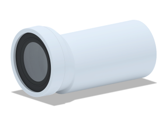 Труба фановая АНИ Пласт W1225 110х250 мм 15 градусов