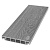 Террасная доска из ДПК Savewood 2D Salix Пепельный 6000х163х25 мм