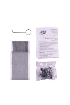 Трап линейный пластиковый АНИ Пласт TLQ1265M DN40 с сухим затвором и матовой решёткой Риф 650х62 мм