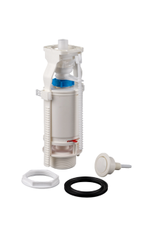 Арматура спускная АНИ Пласт WC7010 кнопка пластиковая белая