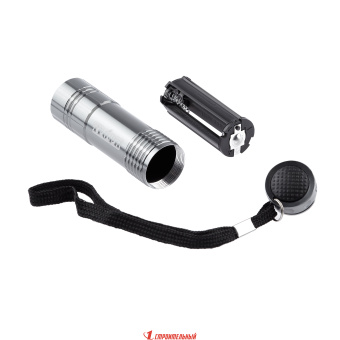 Фонарь светодиодный ручной TM9 9LED алюм. элементы питания 3хAAA 