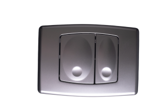 Клавиша смыва АНИ Пласт WP1120 для системы скрытой установки унитаза матовый хром прямоугольная