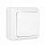 Переключатель 1-кл "Олимп" белый