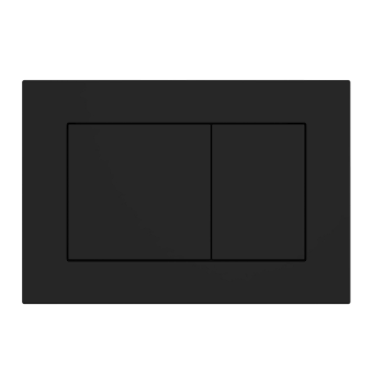 Клавиша АНИ пласт для системы скрытой установки унитаза прям. квадрат черное матовое WP1733