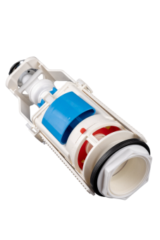 Арматура сливная АНИ Пласт WC7050C с двойной хромированной кнопкой