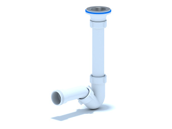 Сифон для биде АНИ Пласт BD1000 1 1/4 дюйма 32 мм