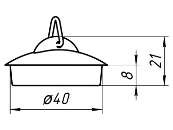 Пробка для мойки АНИ Пласт M400 1 1/4 дюйма