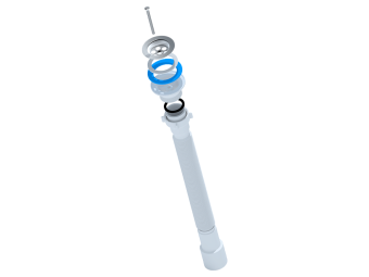 Сифон для мойки АНИ Пласт G116 1 1/2 дюйма 40/50 мм гофрированный 571-1401 мм