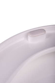 Сиденье для унитаза АНИ Пласт WS0200 из полипропилена с пластиковым креплением