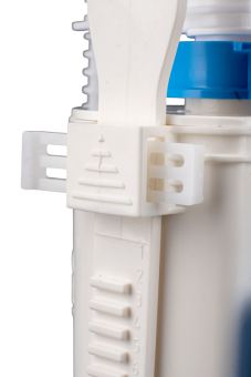 Арматура сливная АНИ Пласт WC7050C с двойной хромированной кнопкой