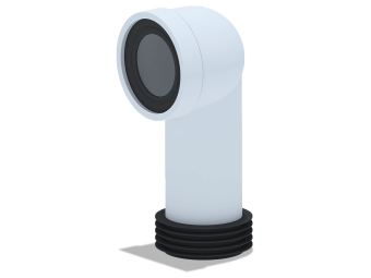 Труба фановая АНИ Пласт W9228 110 мм 90 градусов под гребенку