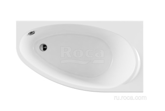 Ванна Roca Corfu 160x90 асимметричная правая белая 248574000