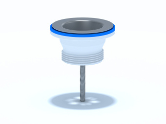 Выпуск АНИ Пласт M200 1 1/4 дюйма с нержавеющей сеткой