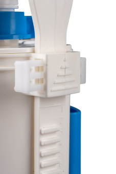 Арматура сливная АНИ Пласт WC7050C с двойной хромированной кнопкой