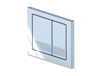 Набор инсталляции 50 см АНИ Пласт WN1121 с унитазом, крышкой, квадратной клавишей хром глянец