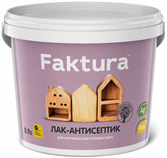FAKTURA лак-антисептик беленый дуб 2,7 л
