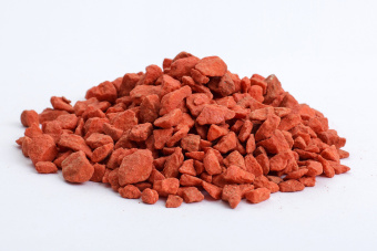 Мраморная цветная крошка оранжевая 25кг			