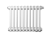 Радиатор трубчатый Zehnder Charleston Retrofit 3037, 18 сек.1/2 ниж.подк. RAL9016 (кроншт.в компл)