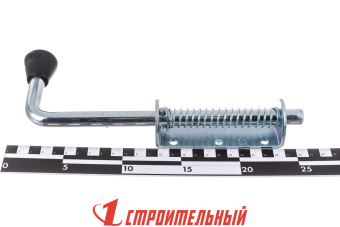 Задвижка дверная оцинк., с пружиной