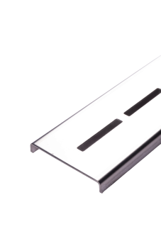 Трап линейный пластиковый АНИ Пласт TL1555G выпуск 40 мм решётка Киль глянцевая нержавеющая сталь 550 мм