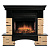 Портал Firelight Pietra Nuovo 30 камень сланец натуральный, шпон темный дуб