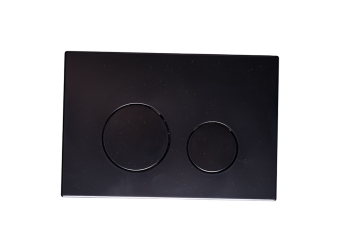 Клавиша смыва АНИ Пласт WP1333 для инсталляции матовая черная круглая (старый артикул WP1330)