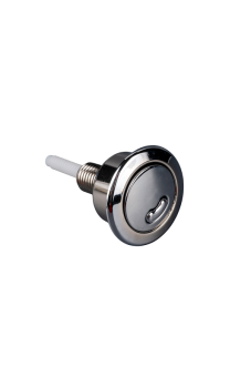 Арматура сливная АНИ Пласт WC7050C с двойной хромированной кнопкой