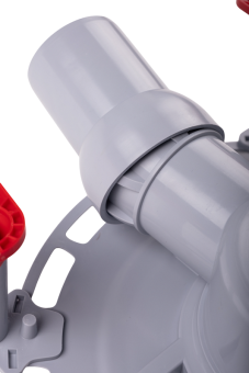 Трап для душа АНИ Пласт THQ5612 DN50 горизонтальный регулируемый с сухим затвором и решёткой из нержавеющей стали 150х150 мм