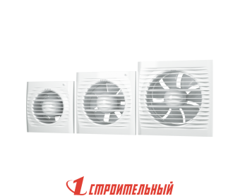Вентилятор осевой вытяжной с обратным клапаном,датчиком влажности и таймером D125 ERA 5C  HT