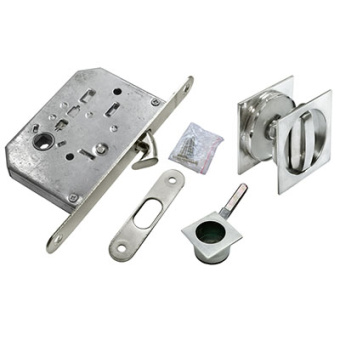 Комплект - ручки, сантехническая защелка MHS-2 WC SC