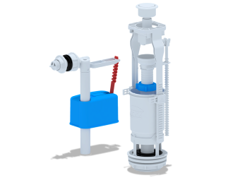 Набор с боковой подводкой АНИ Пласт WC6050 1/2 дюйма с пластиковым штуцером эконом кнопка белая