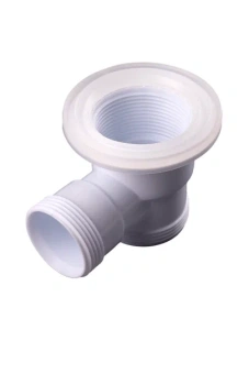 Сифон для ванны АНИ Пласт EC255S 1 1/2 дюйма 40 мм клик-клак с сеткой с переливом и гибкой трубой 40х50 мм