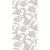 Плитка настенная MALLORCA GREY FLORIS 31,5х63 (1,39м2/44,48м2)