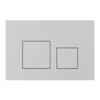 Клавиша смыва для скрытой инсталляции унитаза, АНИ Пласт, квадратная, матовая белая, WP1600